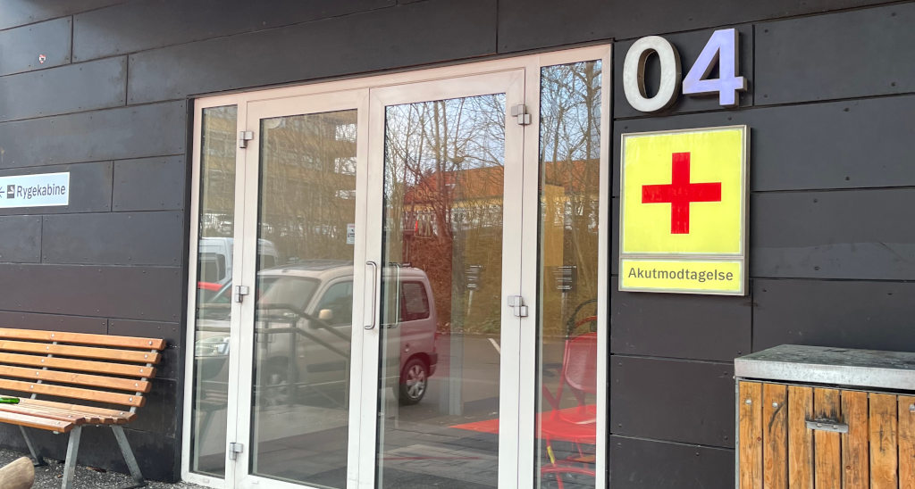 indgangspartiet til skadestuen
